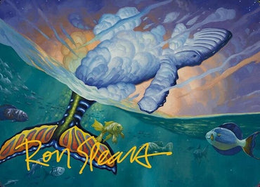Image for Dreamtide Whale Art Card (Gold-Stamped Signature) (2) [Art Series: Modern Horizons 3]