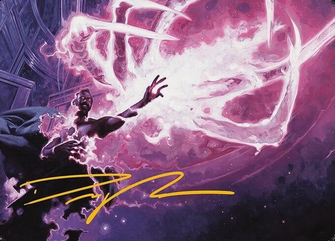 Image for Flare of Malice Art Card (Gold-Stamped Signature) (3) [Art Series: Modern Horizons 3]