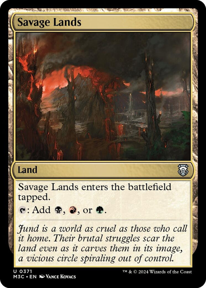 Image for Savage Lands (Ripple Foil) (371) [Commander: Modern Horizons 3]