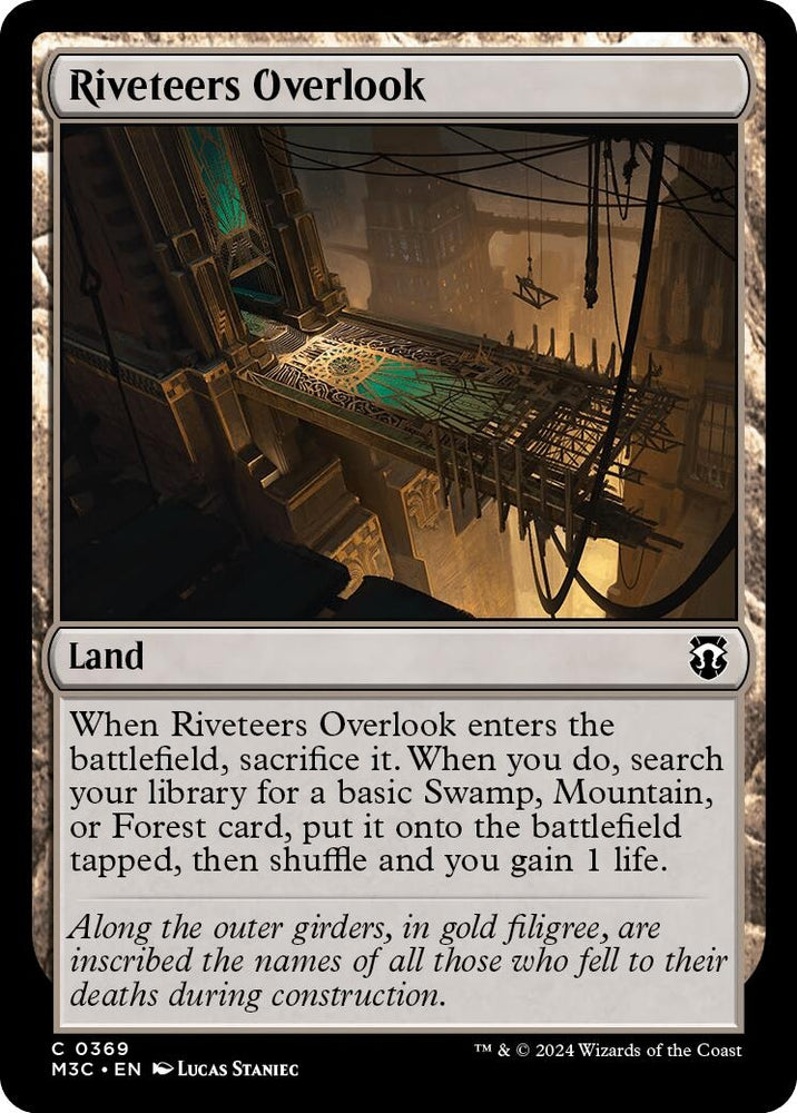 Image for Riveteers Overlook (Ripple Foil) (369) [Commander: Modern Horizons 3]