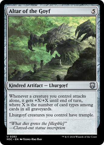 Image for Altar of the Goyf (Ripple Foil) (282) [Commander: Modern Horizons 3]