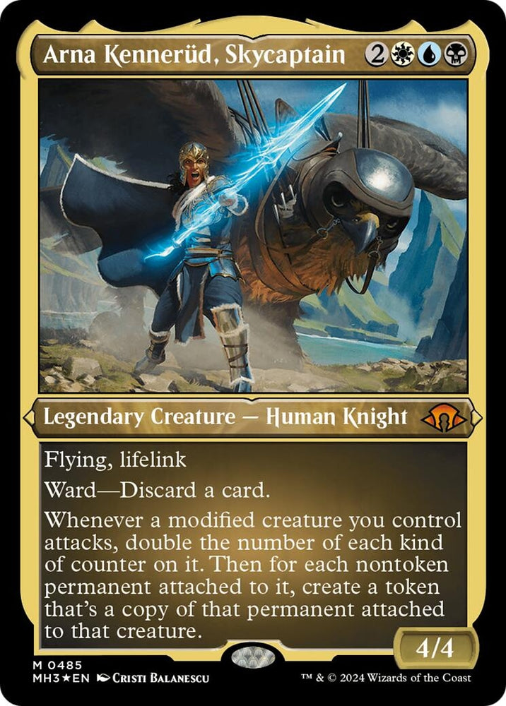 Image for Arna Kennerud, Skycaptain (Foil Etched) (485) [Modern Horizons 3]