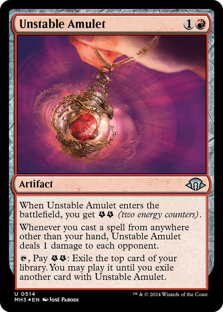 Image for Unstable Amulet (Ripple Foil) (514) [Modern Horizons 3]