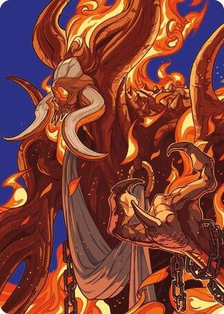 Image for Phlage, Titan of Fire's Fury Art Card (50) [Art Series: Modern Horizons 3]