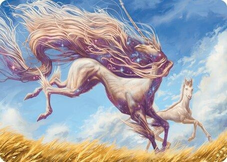 Image for Nyxborn Unicorn Art Card (1) [Art Series: Modern Horizons 3]