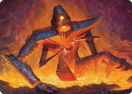 Image for Molten Gatekeeper Art Card (5) [Art Series: Modern Horizons 3]