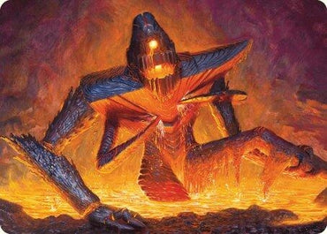 Image for Molten Gatekeeper Art Card (5) [Art Series: Modern Horizons 3]