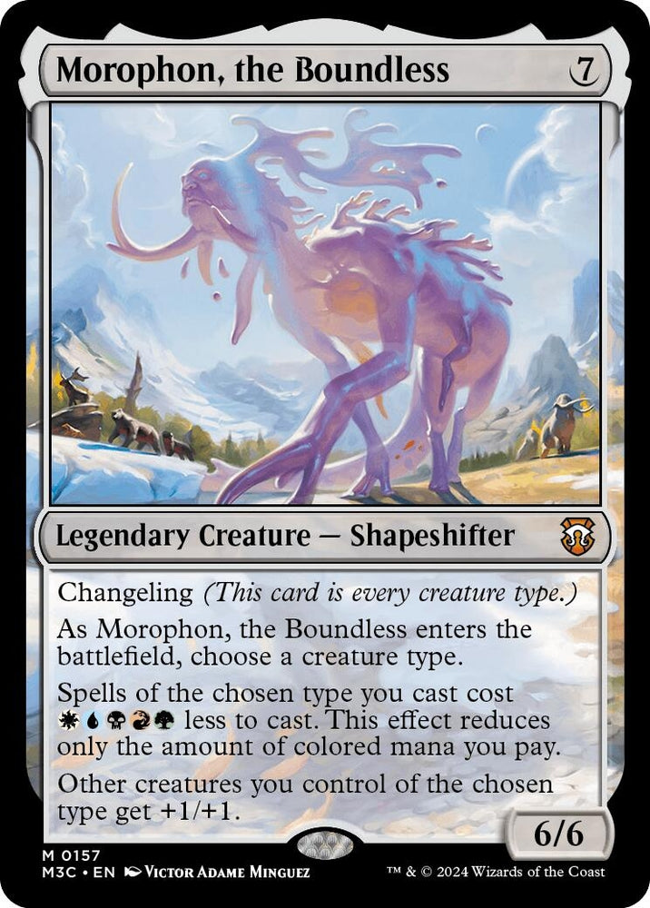 Image for Morophon, the Boundless (Ripple Foil) (157) [Commander: Modern Horizons 3]
