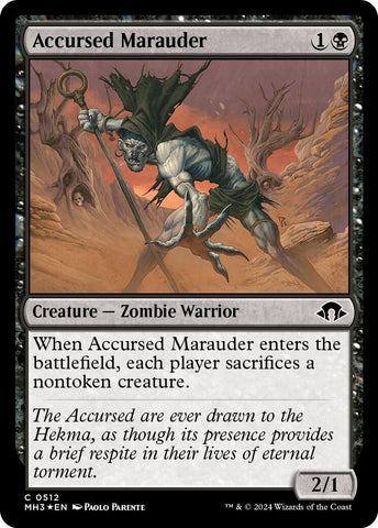 Image for Accursed Marauder (Ripple Foil) (512) [Modern Horizons 3]