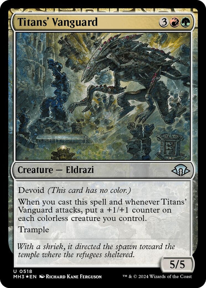 Image for Titans' Vanguard (Ripple Foil) (518) [Modern Horizons 3]