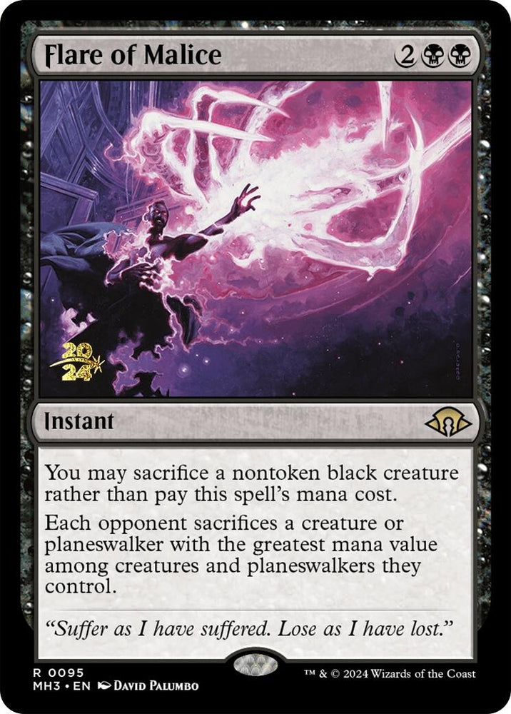 Image for Flare of Malice (95) [Prerelease Cards]