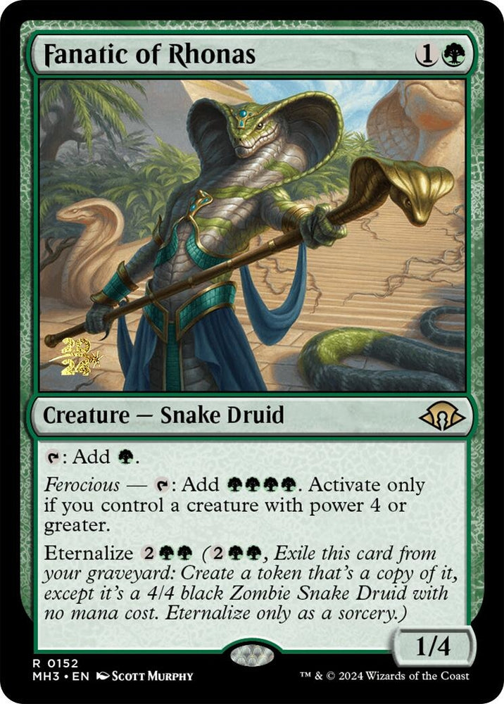 Image for Fanatic of Rhonas (152) [Prerelease Cards]