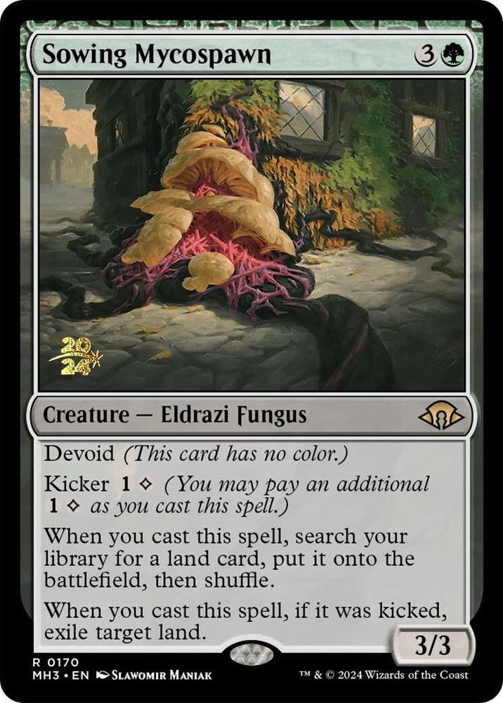 Image for Sowing Mycospawn (170) [Prerelease Cards]