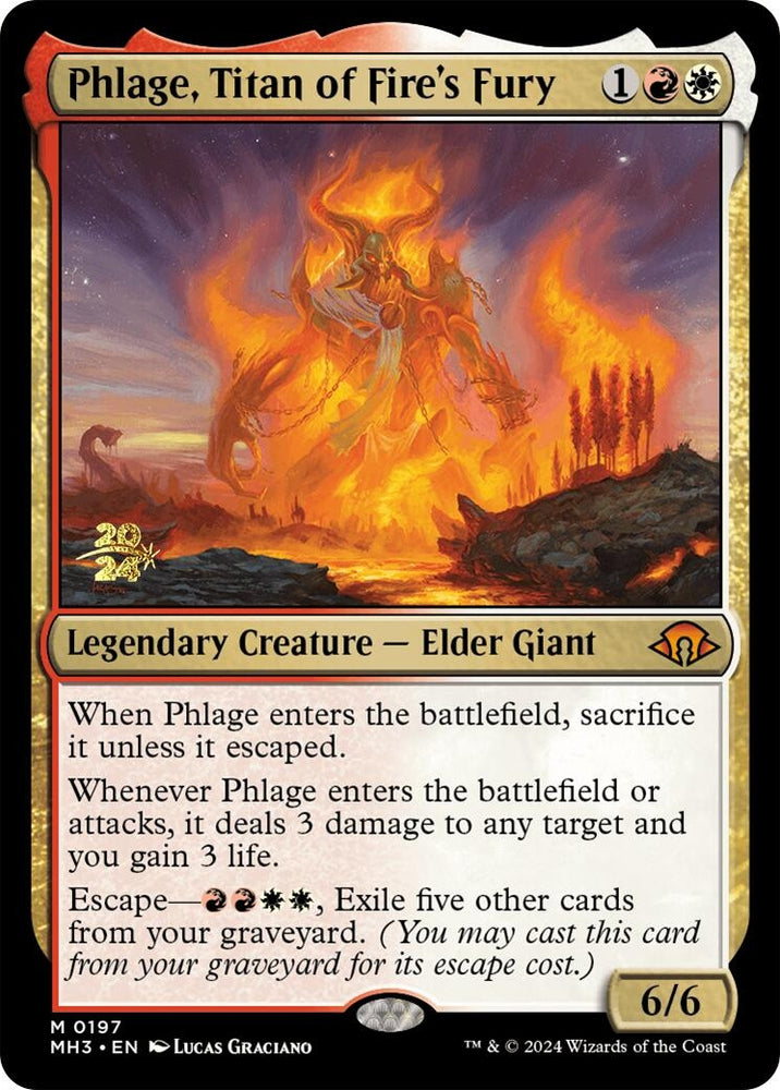 Image for Phlage, Titan of Fire's Fury (197) [Prerelease Cards]