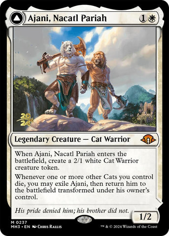 Image for Ajani, Nacatl Pariah (237) [Prerelease Cards]