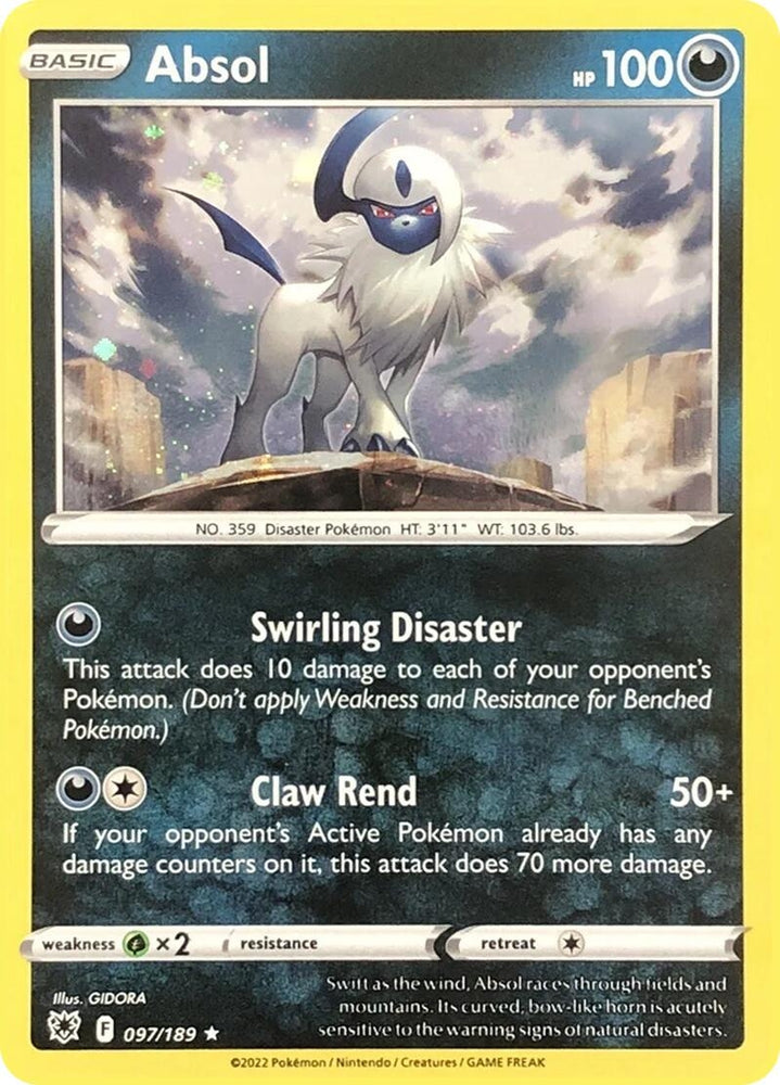 Absol - 097/189 (Cosmos Holo) (097/189) (Miscellaneous Cards & Products)