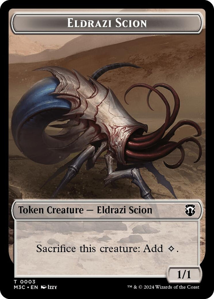 Image for Eldrazi Scion // Eldrazi Spawn Double-Sided Token (3 // 2) [Commander: Modern Horizons 3]