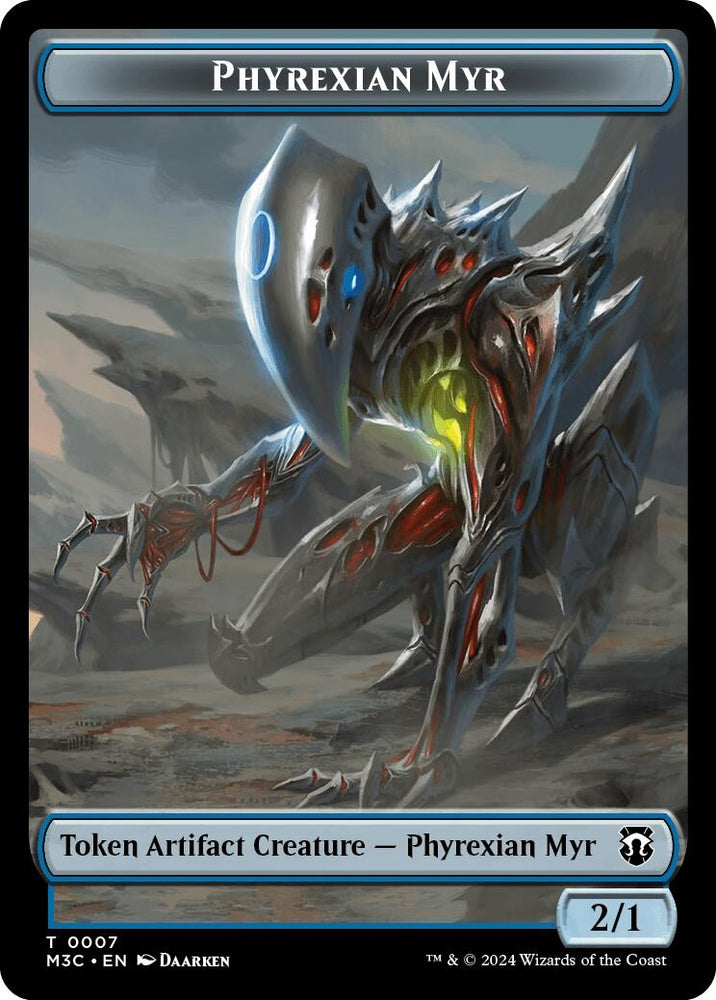 Image for Phyrexian Myr // Servo Double-Sided Token (7 // 33) [Commander: Modern Horizons 3]