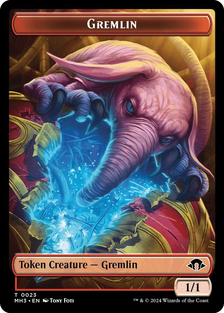 Image for Gremlin // Energy Reserve Double-Sided Token (23 // 36) [Modern Horizons 3]