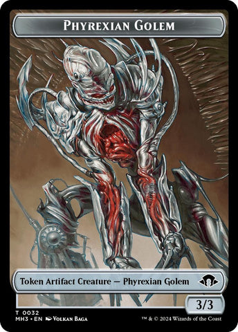Image for Phyrexian Golem Token (32) [Modern Horizons 3]