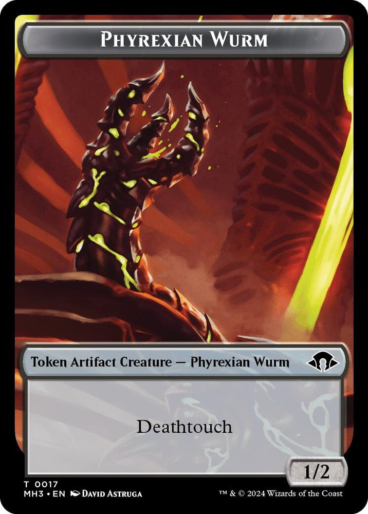 Image for Phyrexian Wurm Token (0017) (17) [Modern Horizons 3]