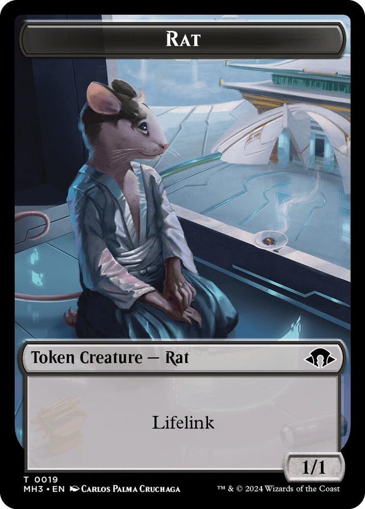 Image for Rat // Energy Reserve Double-Sided Token (19 // 36) [Modern Horizons 3]