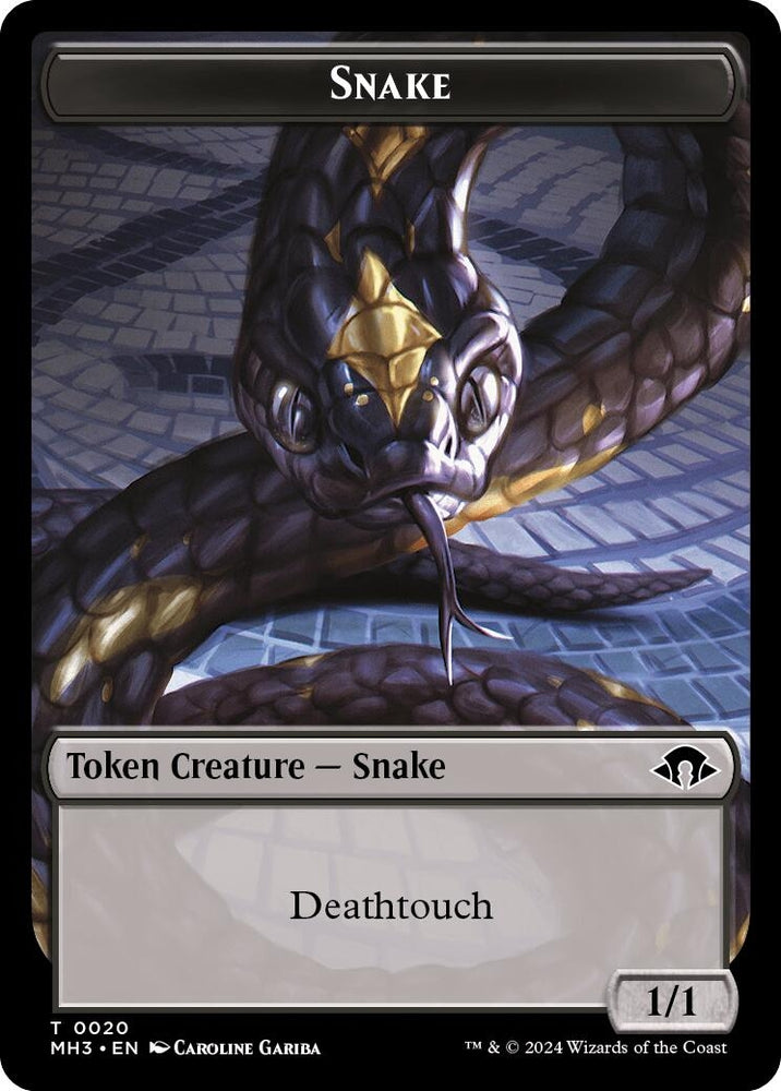 Image for Snake Token (20) [Modern Horizons 3]