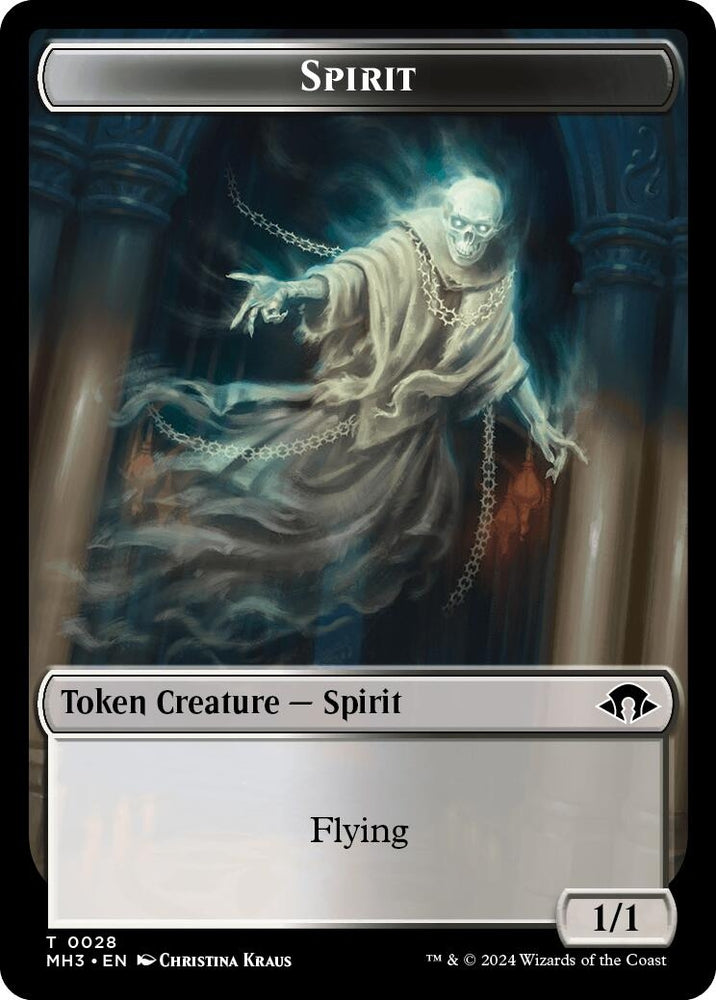 Image for Spirit (0028) // Energy Reserve Double-Sided Token (28 // 36) [Modern Horizons 3]