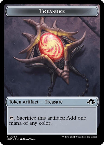 Image for Treasure // Energy Reserve Double-Sided Token (34 // 36) [Modern Horizons 3]
