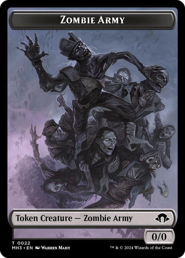 Image for Zombie Army Token (22) [Modern Horizons 3]
