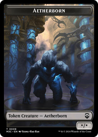 Image for Aetherborn (Ripple Foil) // Servo Double-Sided Token (9 // 33) [Commander: Modern Horizons 3]