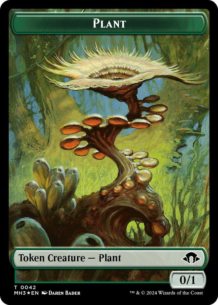 Image for Plant (Ripple Foil) // Zombie  Double-Sided Token (26 // 21) [Modern Horizons 3]