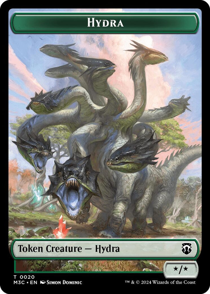 Image for Hydra (Ripple Foil) // Boar Double-Sided Token (20 // 17) [Commander: Modern Horizons 3]