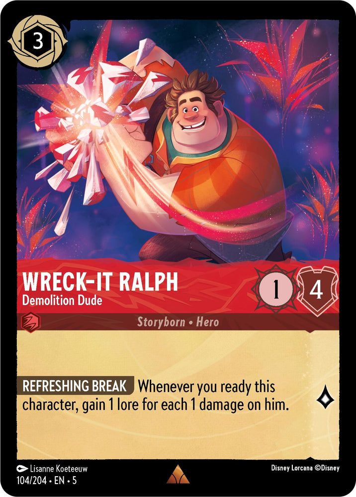 Image for Wreck-It Ralph - Demolition Dude (104/204) - Disney Lorcana