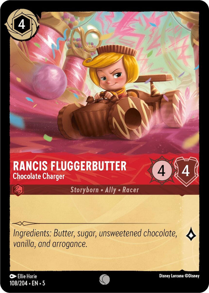 Image for Rancis Fluggerbutter - Chocolate Charger (108/204) - Disney Lorcana