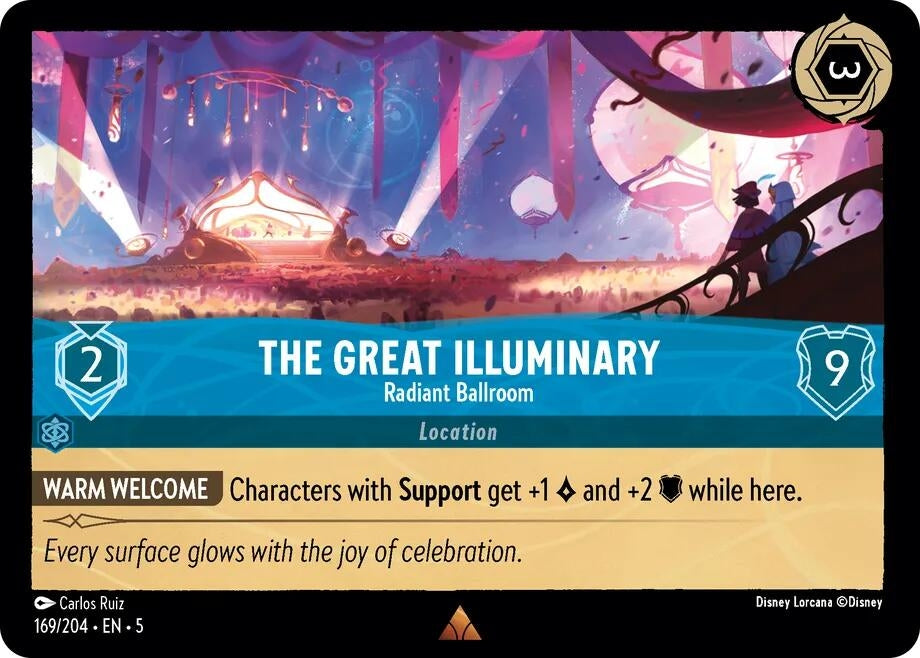 Image for The Great Illuminary - Radiant Ballroom (169/204) - Disney Lorcana