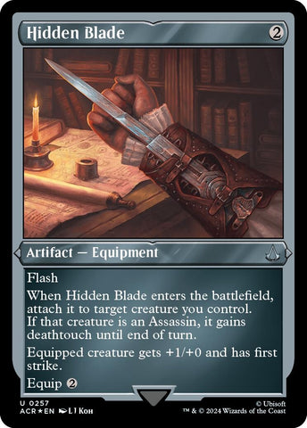 Image for Hidden Blade (Foil Etched) (257) [Universes Beyond: Assassin's Creed]