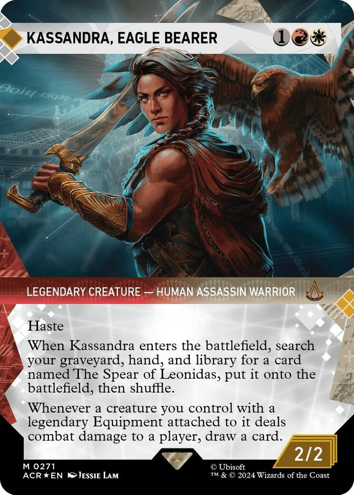 Image for Kassandra, Eagle Bearer (Showcase) (Textured Foil) (271) [Universes Beyond: Assassin's Creed]