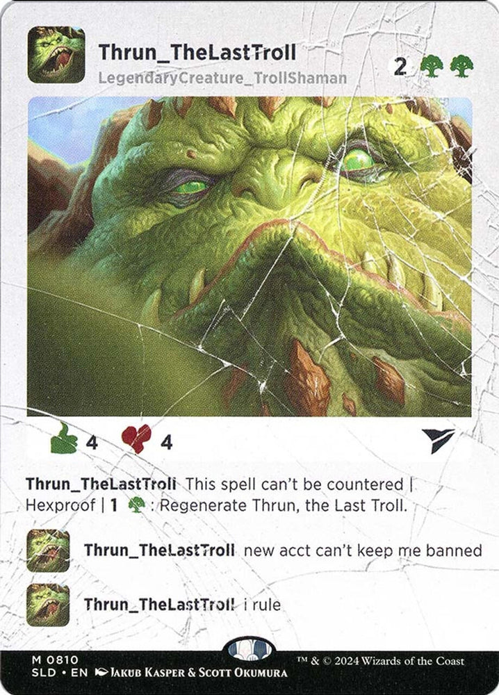Image for Thrun, the Last Troll (810) [Secret Lair Drop Series]