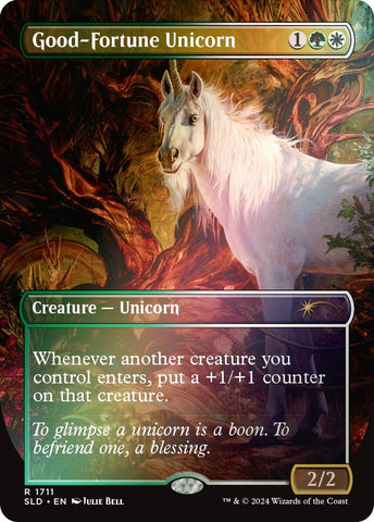 Image for Good-Fortune Unicorn (Rainbow Foil) (1711) [Secret Lair Drop Series]