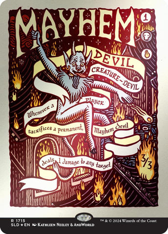 Image for Mayhem Devil (Rainbow Foil) (1715) [Secret Lair Drop Series]