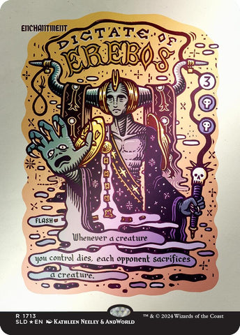 Image for Dictate of Erebos (Rainbow Foil) (1713) [Secret Lair Drop Series]