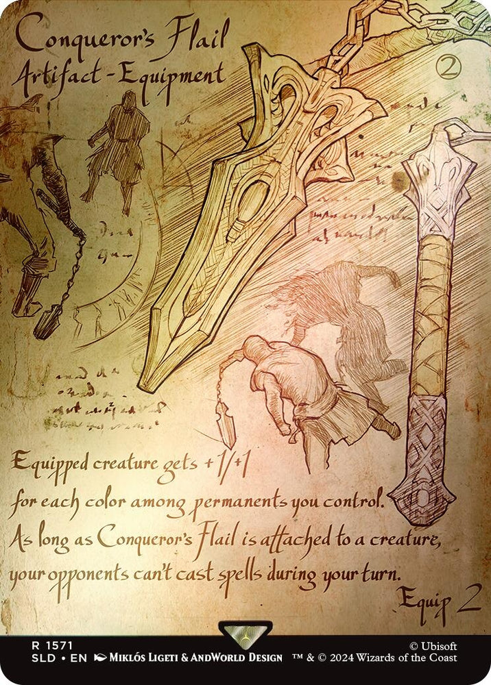 Image for Conqueror's Flail (Rainbow Foil) (1571) [Secret Lair Drop Series]