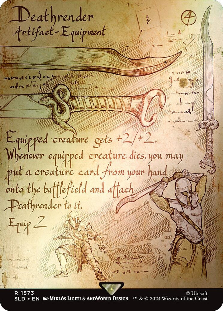 Image for Deathrender (Rainbow Foil) (1573) [Secret Lair Drop Series]