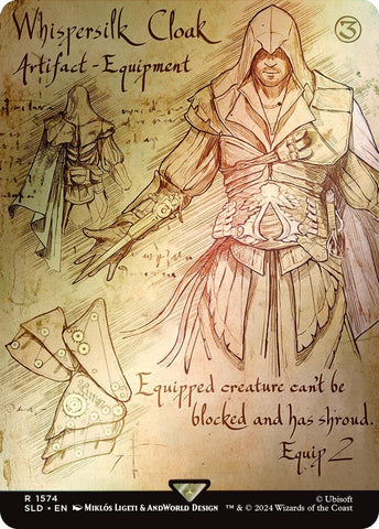 Image for Whispersilk Cloak (Rainbow Foil) (1574) [Secret Lair Drop Series]