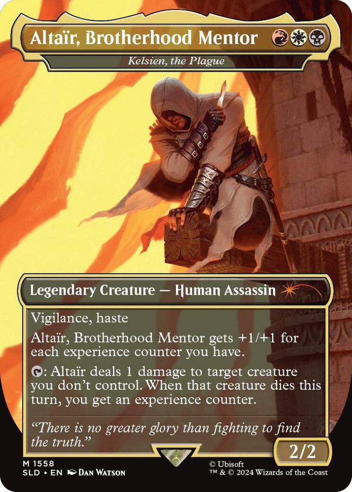Image for Altair, Brotherhood Mentor - Kelsien, the Plague (1558) [Secret Lair Drop Series]