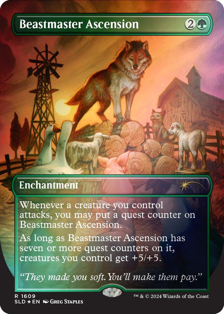 Beastmaster Ascension (Rainbow Foil) (1609) [Secret Lair Drop Series]