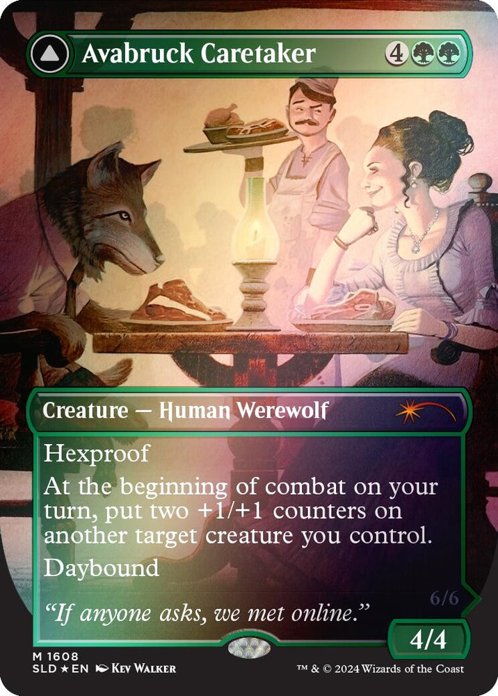 Avabruck Caretaker (Rainbow Foil) (1608) [Secret Lair Drop Series]
