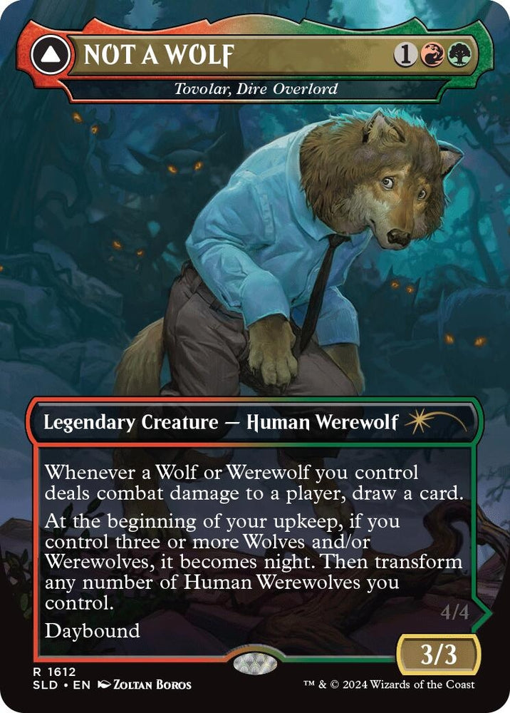 Image for NOT A WOLF - Tovolar, Dire Overlord (1612) [Secret Lair Drop Series]