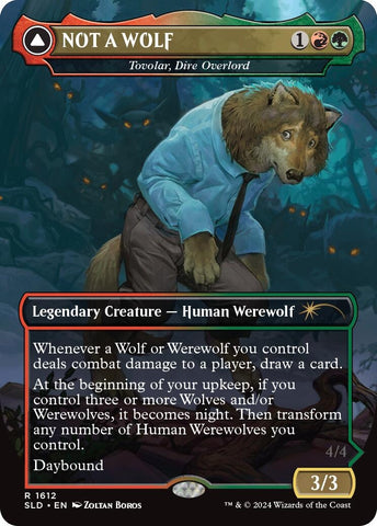 Image for NOT A WOLF - Tovolar, Dire Overlord (1612) [Secret Lair Drop Series]